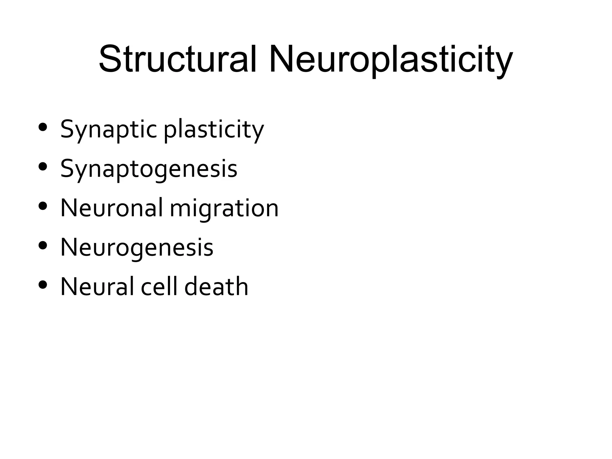 Neuroplasticity | PPT