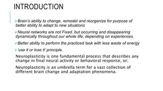 Neuroplasticity