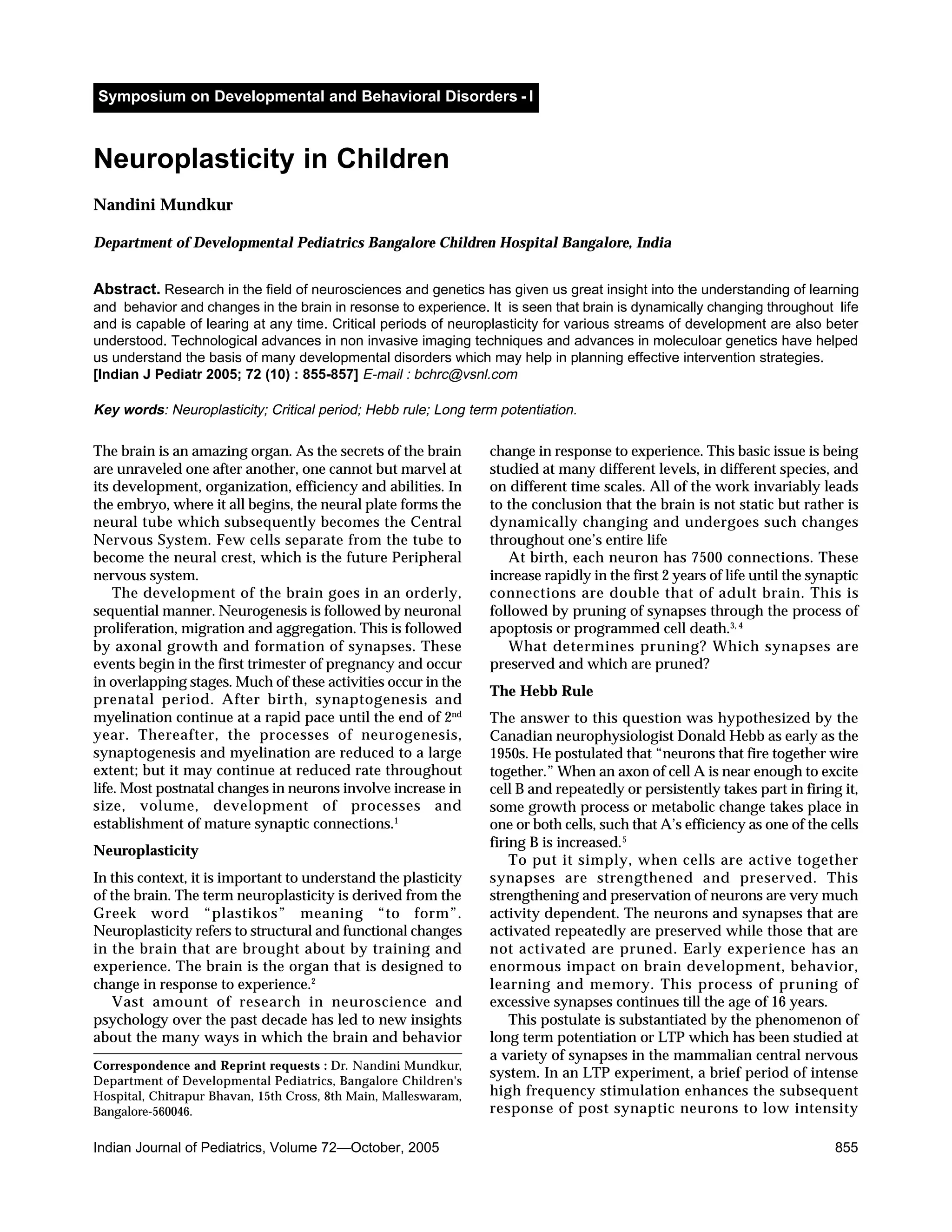 Neuroplasticity Pdf Neuroplasticity Pdf