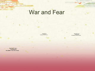 War and Fear  