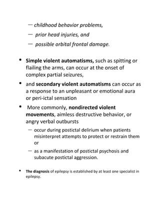 Neuropsychiatric aspects of epilepsy osmanali | DOCX
