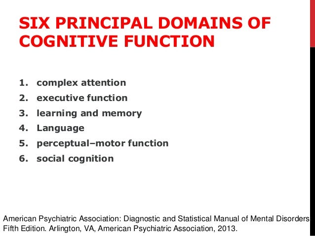 cognitive domain