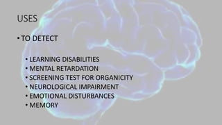 NEUROPSYCHOLOGICAL TESTS PART- 1 Slide 23