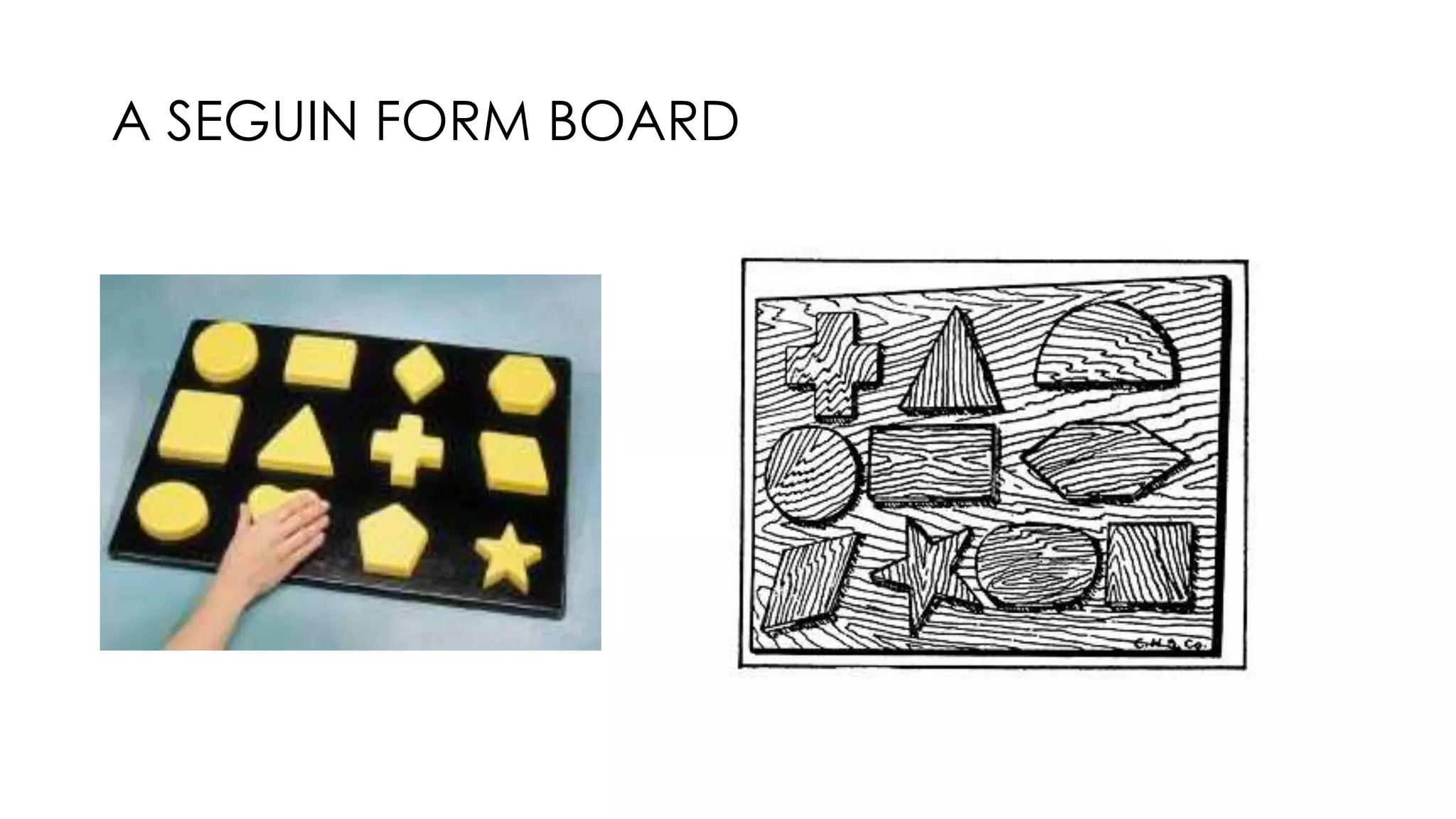A SEGUIN FORM BOARD
 