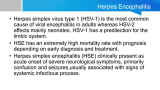 Systemic Hsv Neuroradiology case presentation | PPTX