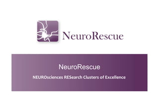 NeuroRescue
NEUROsciences RESearch Clusters of Excellence
 