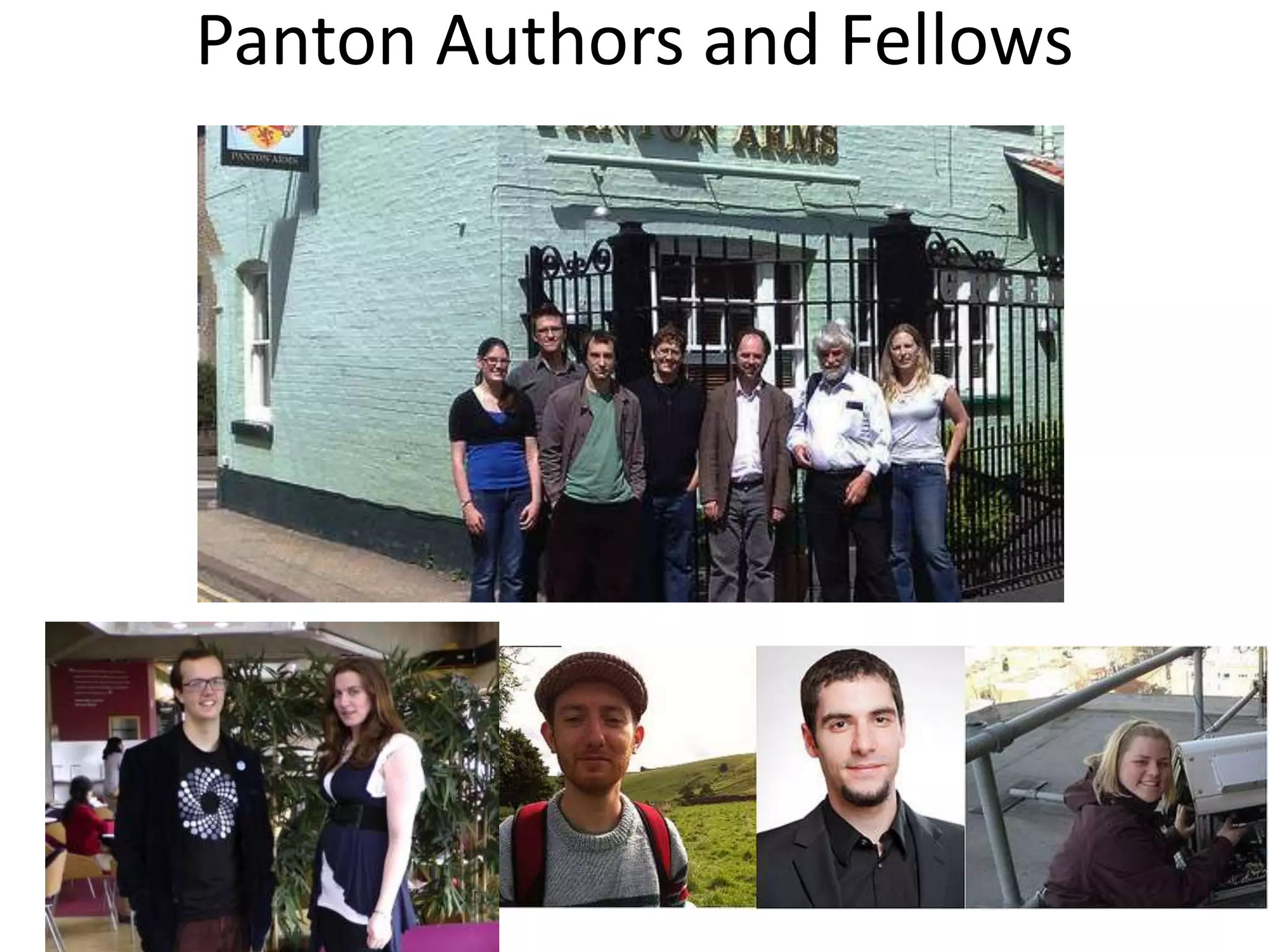 Panton Authors and Fellows
 