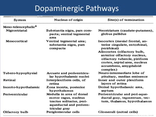 Dopaminergic Pathways




                                  18
                        Moore et al. 1978
 