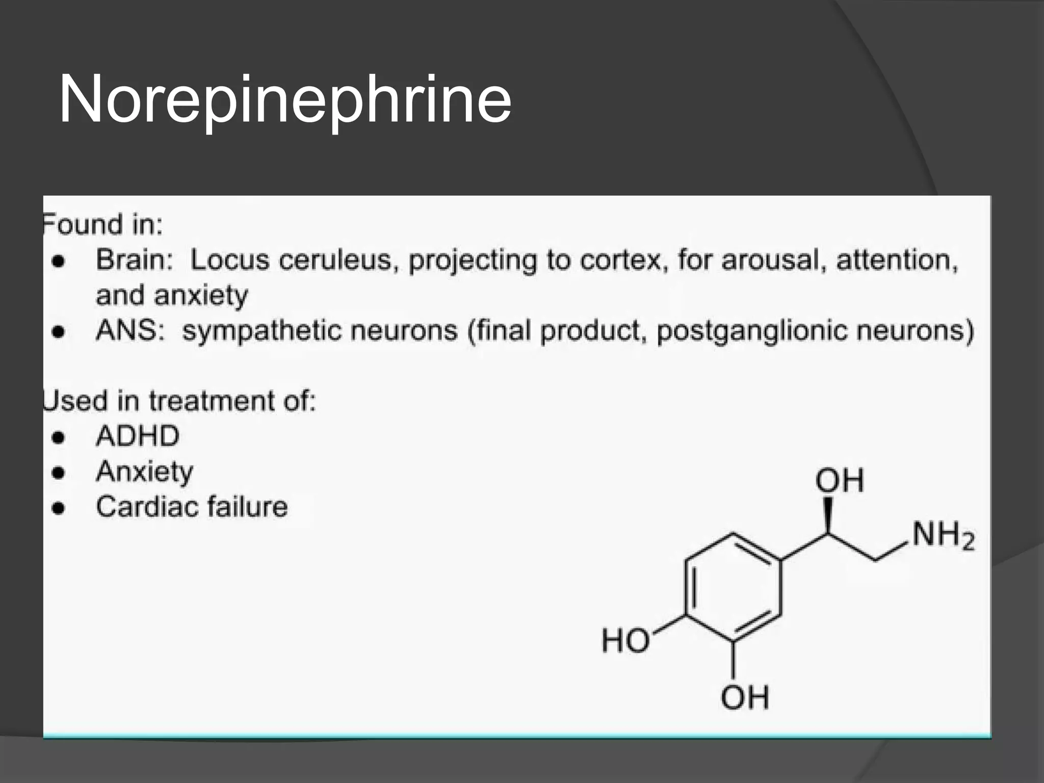 Norepinephrine