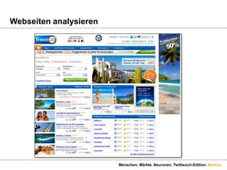 Webseiten analysierenMenschen. Märkte. Neuronen. Twittwoch-Edition.