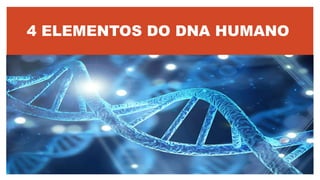 4 ELEMENTOS DO DNA HUMANO
 