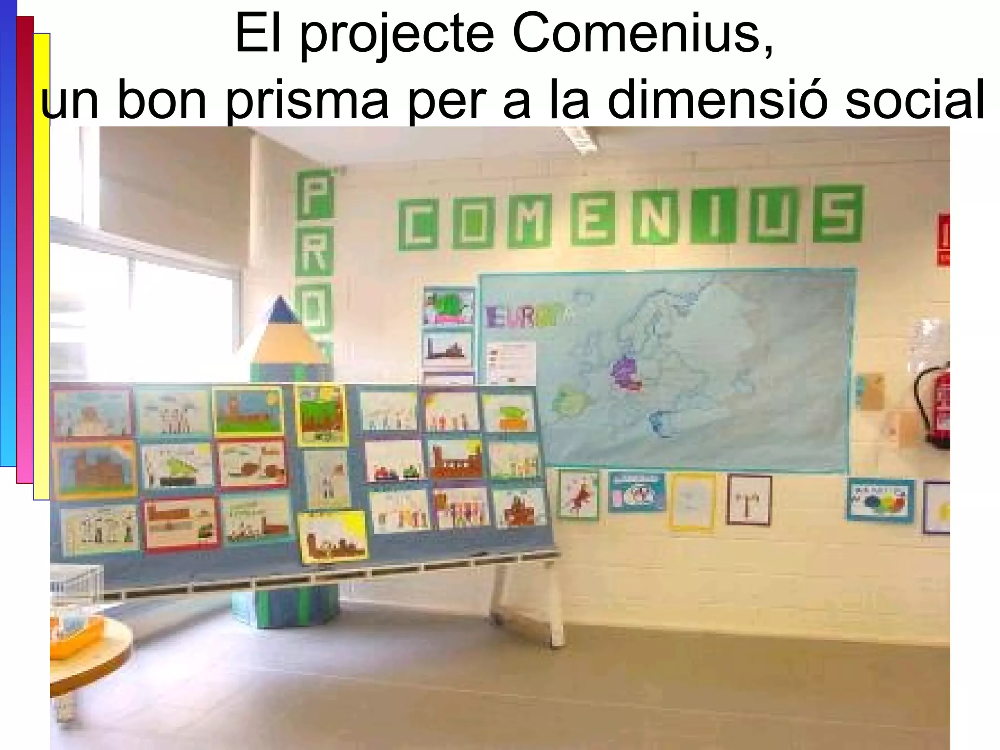 El projecte Comenius,  un bon prisma per a la dimensió social 