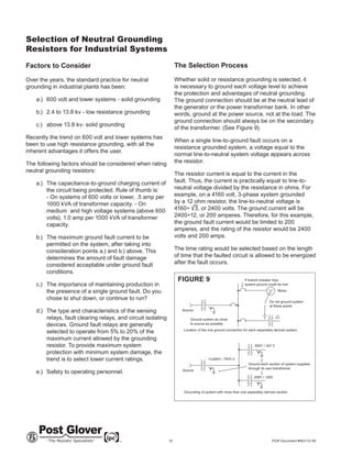 Neutral grounding resistor | PDF