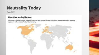 Neutrality Today
Post-2022
 