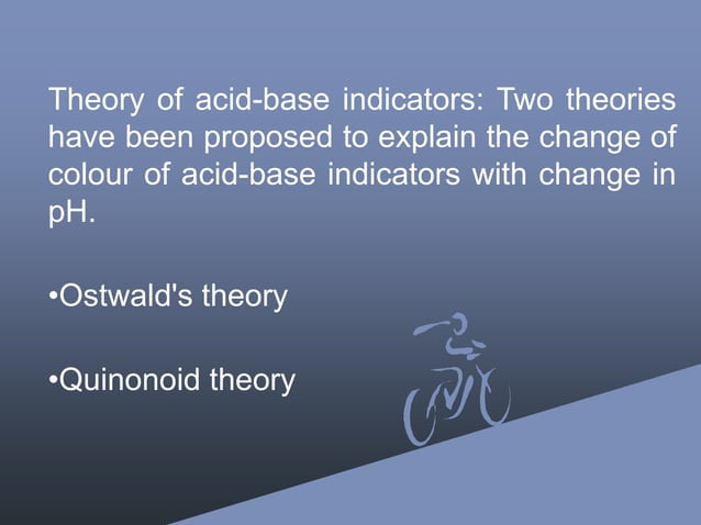Neutralization curves in acid base analytical titrations, indicators ...