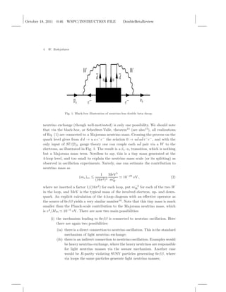 Neutrino-less Double Beta Decay and Particle Physics | PDF