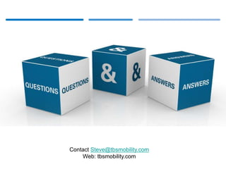 Contact Steve@tbsmobility.com
    Web: tbsmobility.com
 