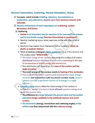 ASNT Neutron Radiography (NR) Level III Notes-Dr. Samir Saad | PDF