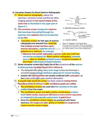 ASNT Neutron Radiography (NR) Level III Notes-Dr. Samir Saad | PDF