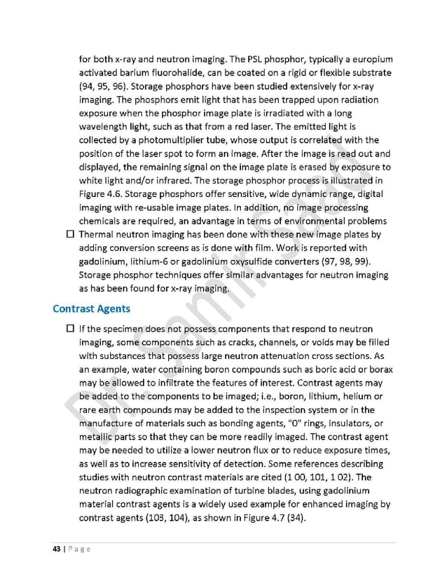 ASNT Neutron Radiography (NR) Level III Notes-Dr. Samir Saad | PDF