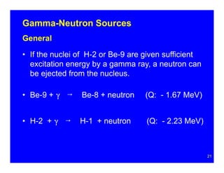 Gamma Source .net Introduction to neutron sourcec and their production | PDF