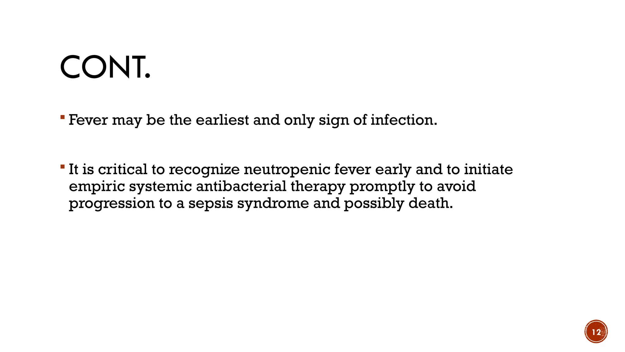 Neutropenic fever in adults and children | PPTX