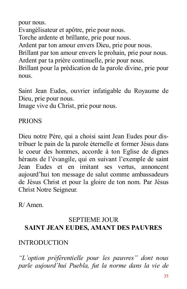 Neuvaine a Saint Jean Eudes fr