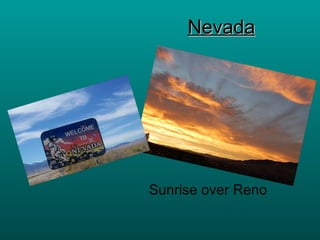 Nevada Sunrise over Reno 