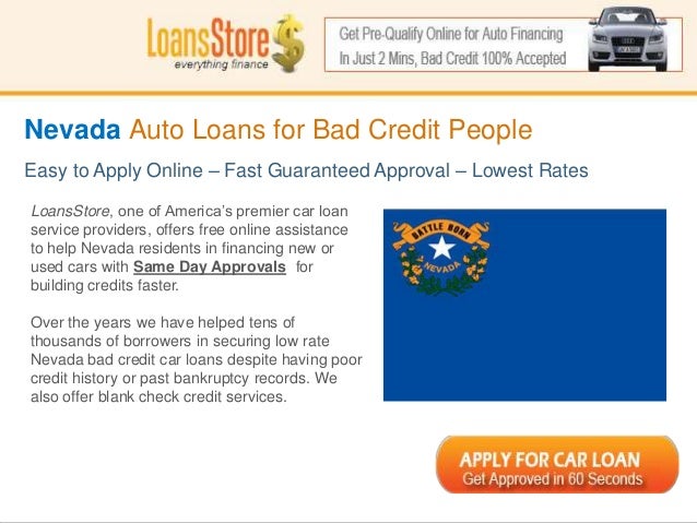 Car Loans For Used Cars With Bad Credit - Loan Walls