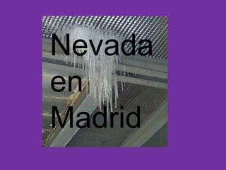 Nevada en Madrid 