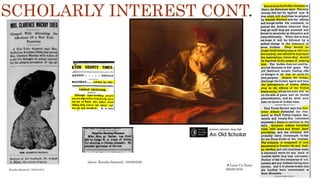 SCHOLARLY INTEREST CONT
 Lyon Co News
06/26/1878Eureka Sentinel, 10/04/1913
above. Eureka Sentinel, 1916/03/20
 