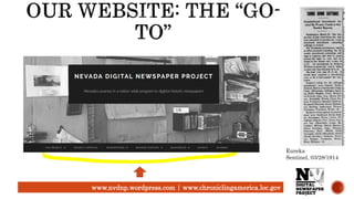 www.nvdnp.wordpress.com | www.chroniclingamerica.loc.gov
Eureka
Sentinel, 03/28/1914
https://nvdnp.wordpress.com/
 