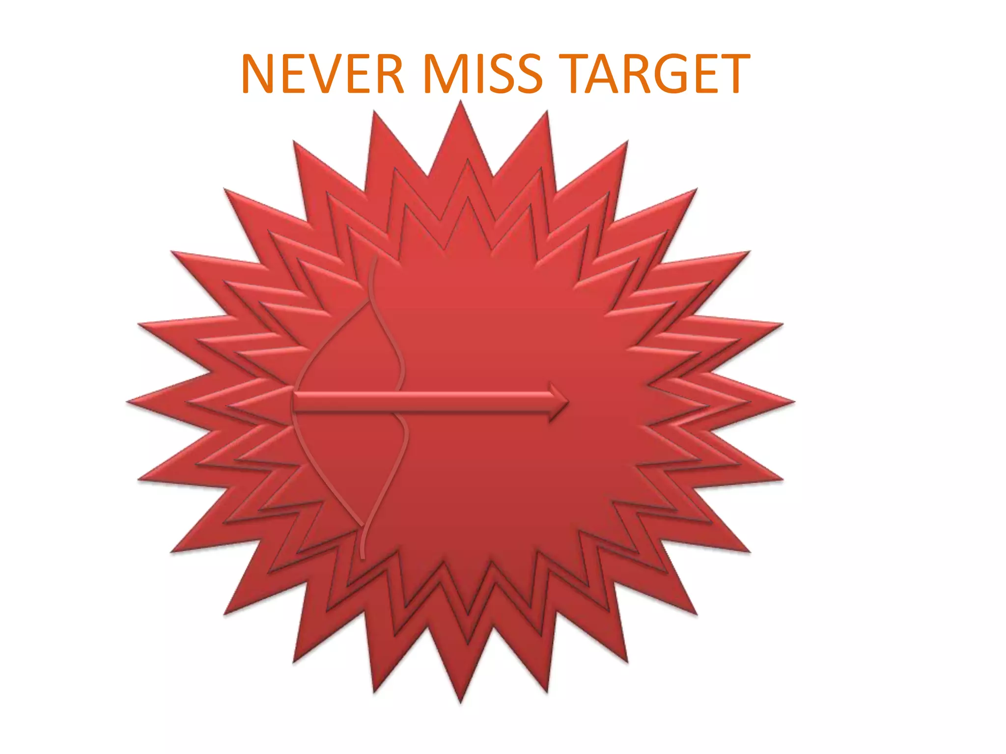 NEVER MISS TARGET | PPTX