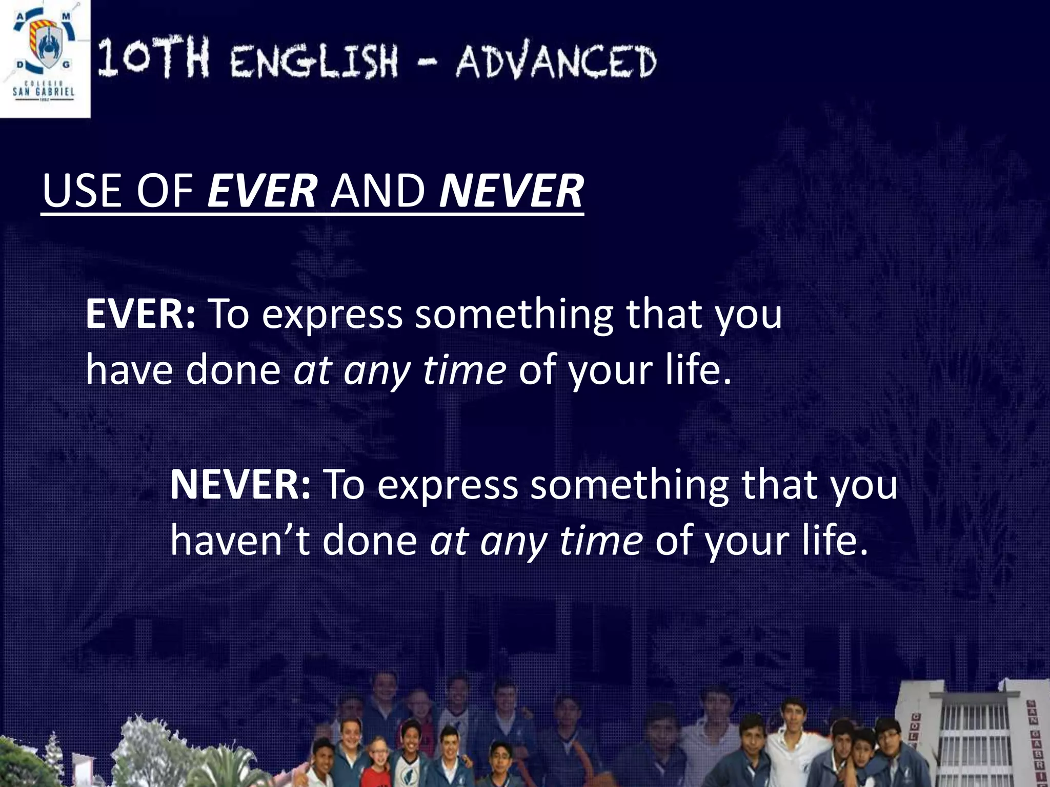Never and ever | PPTX