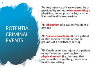 Never events - anesthesia | PPTX