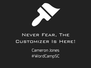 Never Fear, The
Customizer Is Here!
 