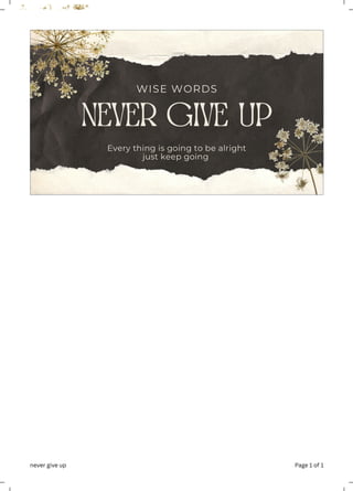 never give up.pdf