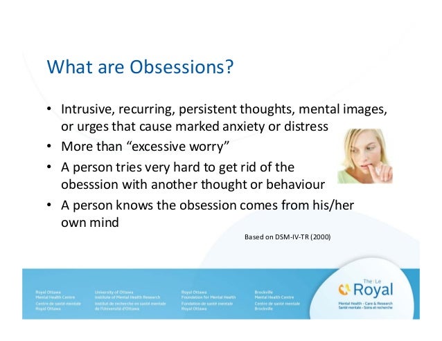 disorder obsessive compulsive intrusive anxiety