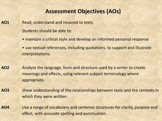 Ao4 Reference Never let me go edusites sow hw | PPTX