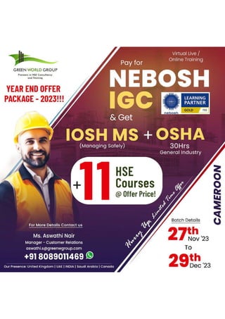 Never Miss Your Game Plan Move Towards your Statergic - Nebosh Course in cameroon.pdf