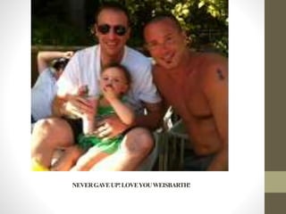 NEVERGAVEUP!LOVEYOUWEISBARTH!
 