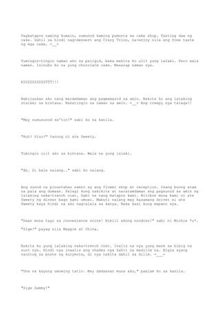 Pagkatapos naming kumain, sumunod kaming p