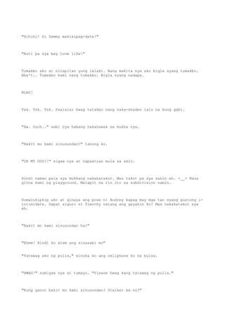 Never talk back to a gangster