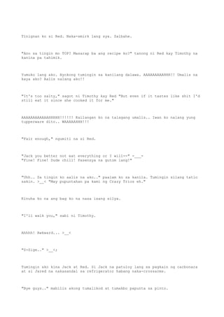 Never talk back to a gangster