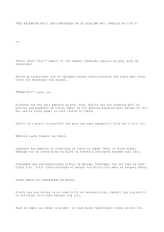 Never talk back to a gangster