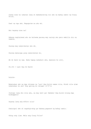 Never talk back to a gangster