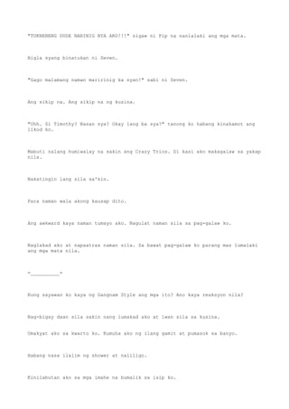 Never talk back to a gangster