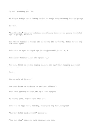 Never talk back to a gangster