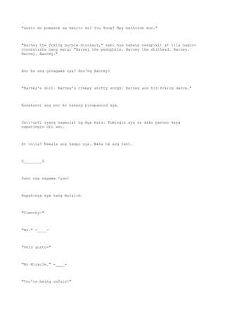 Never talk back to a gangster