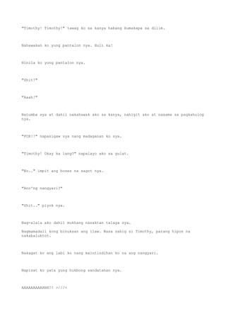 Never talk back to a gangster